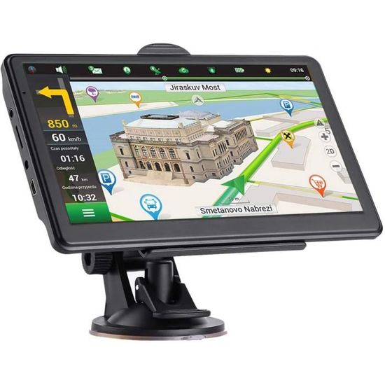 GPS Voiture 7 Pouces - Navigation Multilingue, Alertes Radars, Mode Jour/nuit, Montage Tableau De Bord - 3