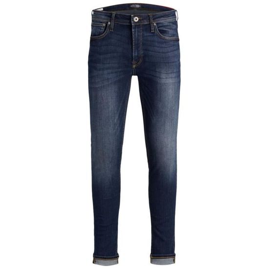 JACK & JONES Jeans Slim Homme - Coupe Moderne Confortable Stretch - Le Jean Idéal Pour Un Look Décontracté Et Tendance !