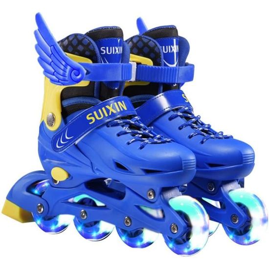 Rollers enfants avec roues lumineuses