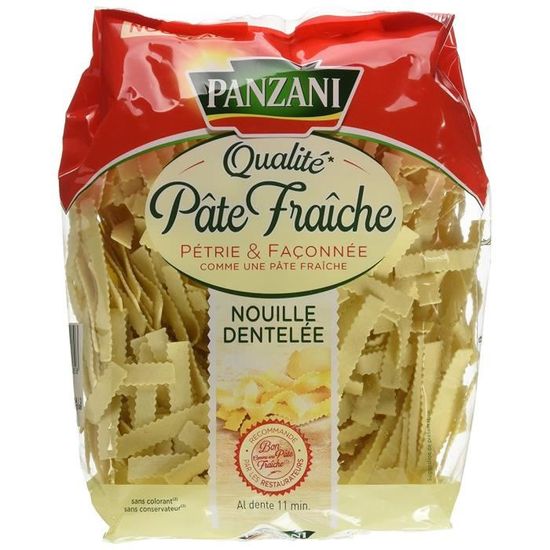 Panzani Pates Qualite Pate Fraiche Nouille Dentelee 400 G Achat Vente Penne Torti Autres Panzani Pates Qualite Pate Cdiscount