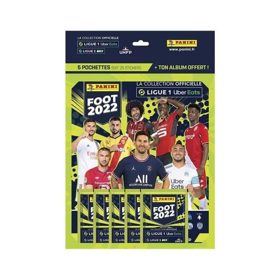 Stickers Foot Ligue 1 2021-22 - Blister de 13 pochettes avec 2 offertes  Panini : King Jouet, Cartes à collectionner Panini - Jeux de société