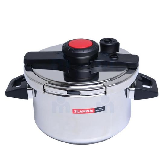 Autocuiseur Sécurisé En Acier Inoxydable 304 - Capacités 4L/6L/8L - 3 Niveaux De Pression - Compatible Gaz Et Induction - Anti-Explosion - 4