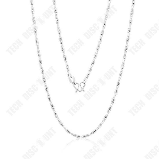 TD® s925 collier en argent bijoux pendentif chaîne de clavicule pour femme avec chaîne chaîne en argent européenne et américaine