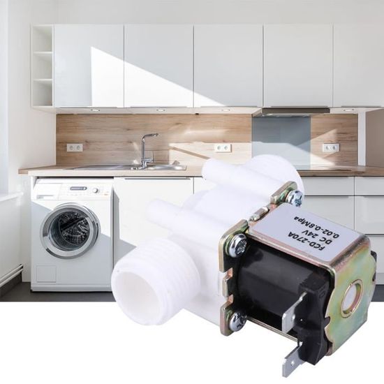 Duokon Vanne d'admission d'eau de lave-linge Vanne d'entrée à une voie