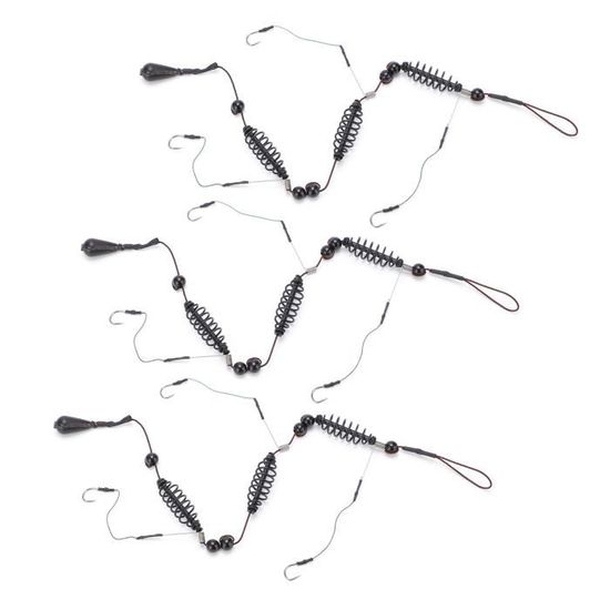 2 Cages à Appâts Avec Hameçons Multi-directionnels - Pour Pêche Au Brochet, Sandre, Perche - Eau Douce Et Salée