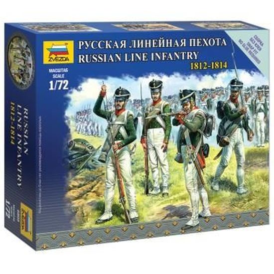 Figurines 1/72 Red Box - Infanterie De Ligne Russe, Boîte 72131, Comme Neuf