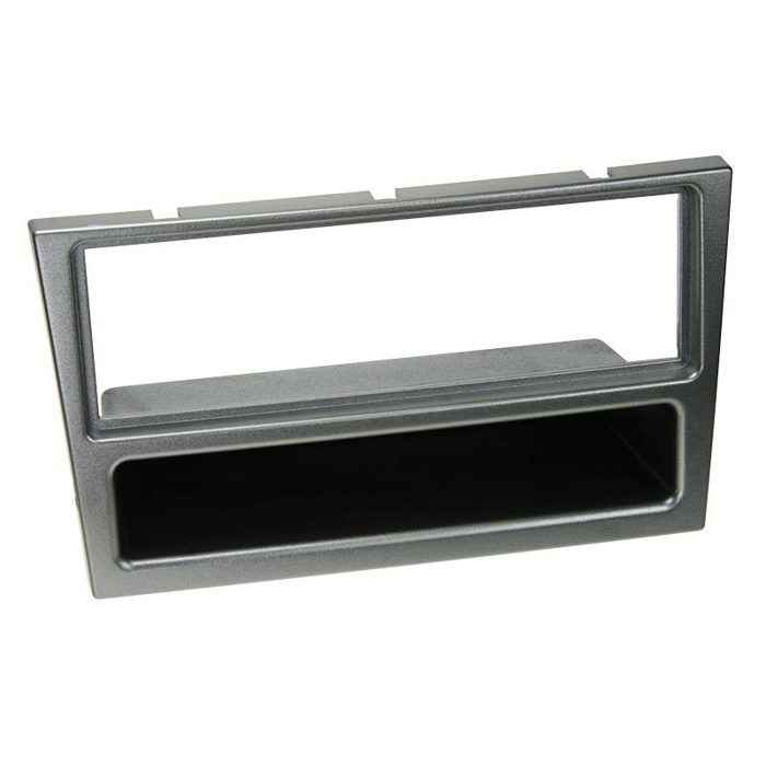 Adaptateur de façade 1-DIN avec vide poche Opel Corsa aluminium