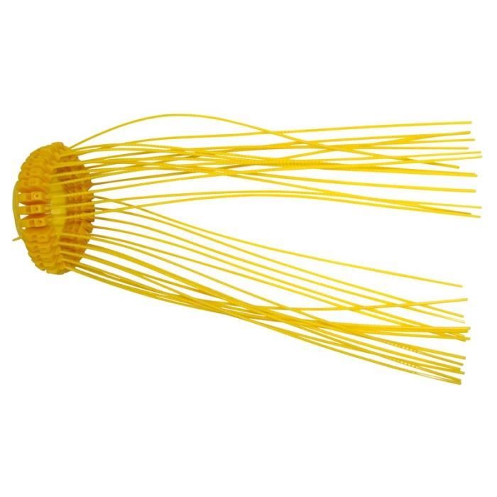 Pièce Extincteur Lot de 300 plastoscellés jaunes longueur 160 mm