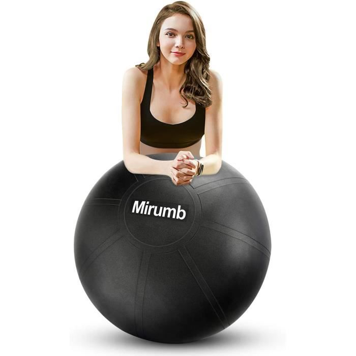 Ballon Fitness Swiss Ball, Ballon Fitness 75CM 65CM 55CM Pilates Big Yoga Ball for Sport Fitness pour Yoga, Grossesse, Bureau, 10