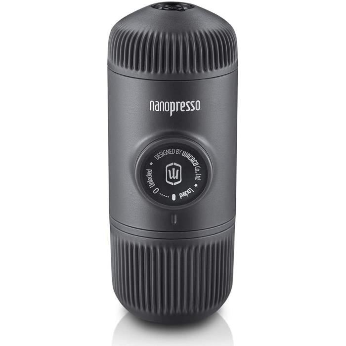 WACACO Nanopresso Machine à Expresso Portable, évolution de La Minipresso, pression maximale de 18 bar, pour café moulu, cafetière d