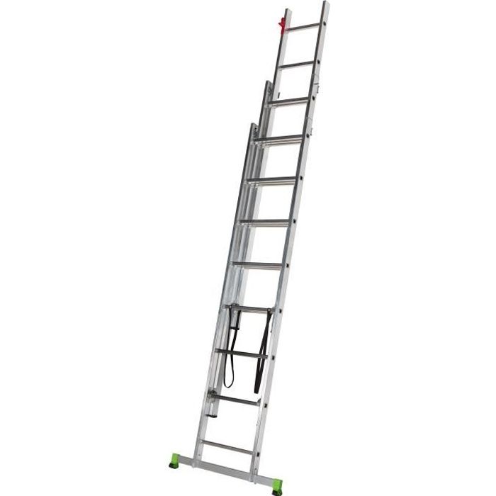 CENTAURE Échelle transformable 3 plans CLT3 - 2,3 m / 4,85 m - 3 x 8 barreaux