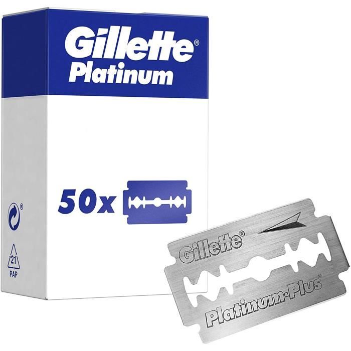 GILLETTE PLATIUNUM 50 Lame de rasoir, lame vendue seul