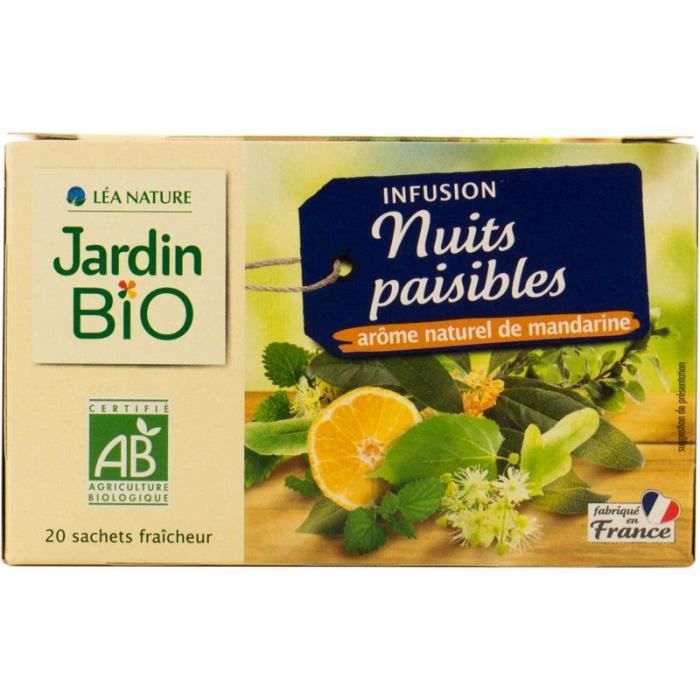 JARDIN BIO Infusion nuit paisible bio - 30g