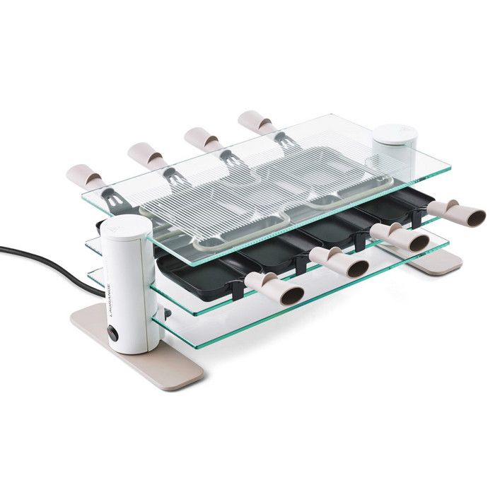 Appareil à raclette LAGRANGE Transparence Minéral 8 personnes - 009808