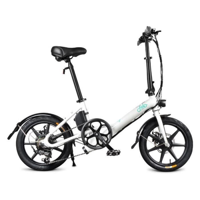Vélo Électrique Pliant FIIDO D3S - 7.8Ah - 16 Pouces - 6 vitesses Shimano - Noir