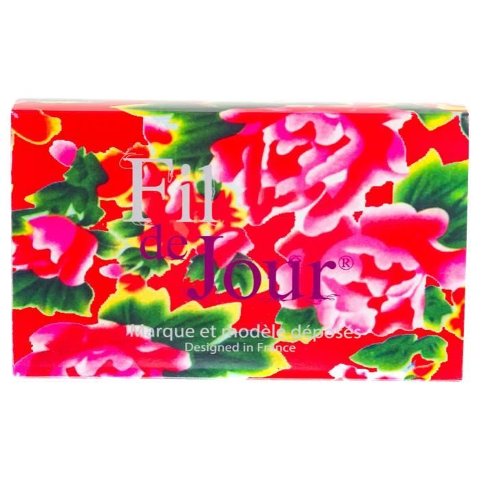 Boîte cadeau de 3 paires de chaussettes femme (Rouge - 36/41)