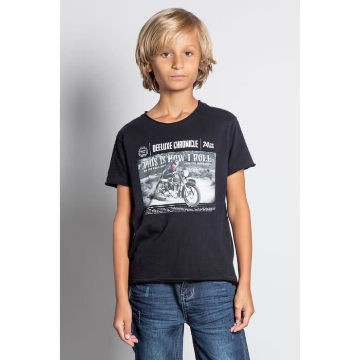 DEELUXE T-shirt avec photo BREAKER Black