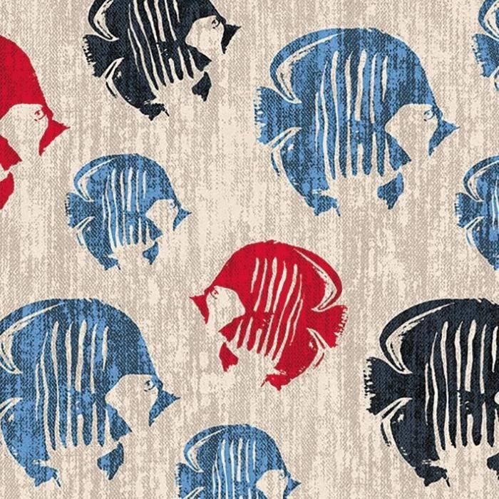 PAPER DESIGN - 20 Serviettes 33x33 cm - Butterfly fish