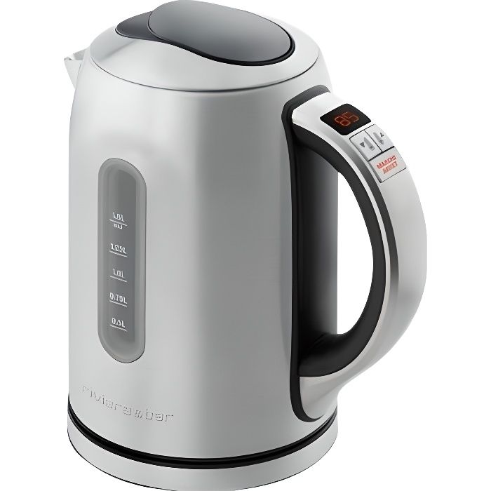 Riviera & Bar BBT550 Tessa Bouilloire 1.5 litres 2200 Watt inox satiné