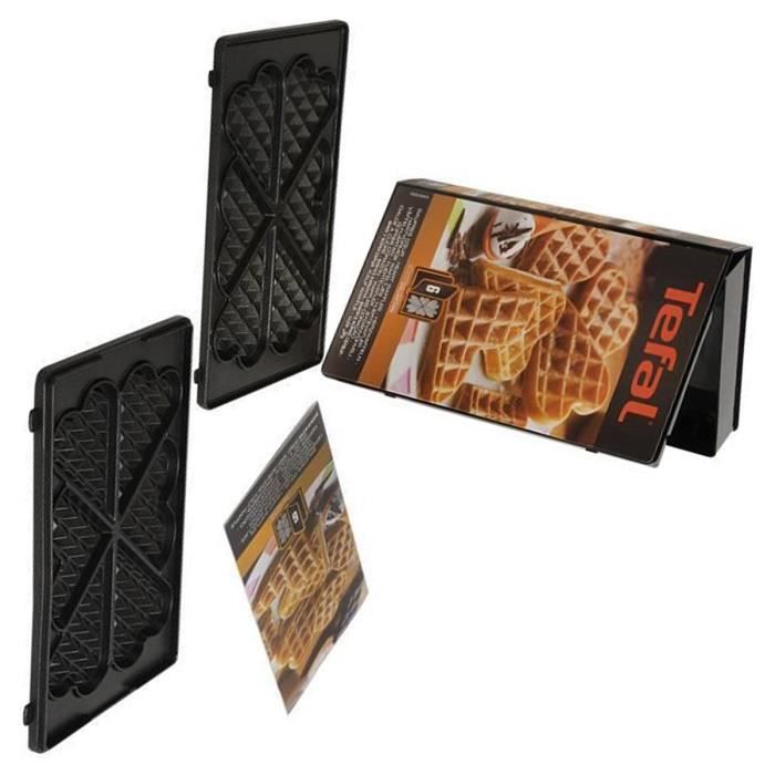 2 plaques gaufre cœur - Gaufrier, croque-monsieur - ['TEFAL'] (47315)
