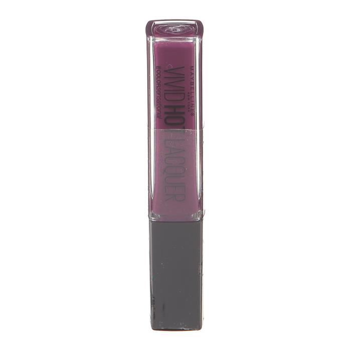 MAYBELLINE Rouge à lèvres Vivid Lacquer 76 Obsessed - Couleur ultra-pigmentée
