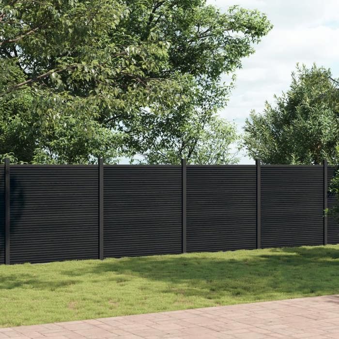 vidaXL Panneau de clôture 872x186 cm WPC 3282802