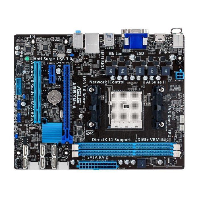 Carte mère ASUS A85XM-A AMD A85X Socket FM2 2xDDR3 32GB Micro ATX - Asus