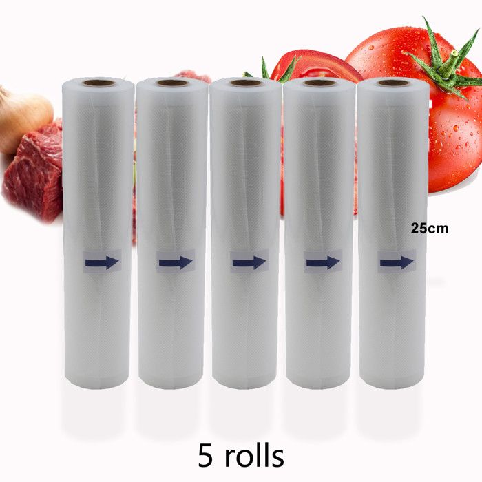 Sacs Sous Vide Pour Aliments - 2 Rouleaux De 30 Cm X 5 M - Sans BPA, Résistants, Compatibles Micro-ondes - 5