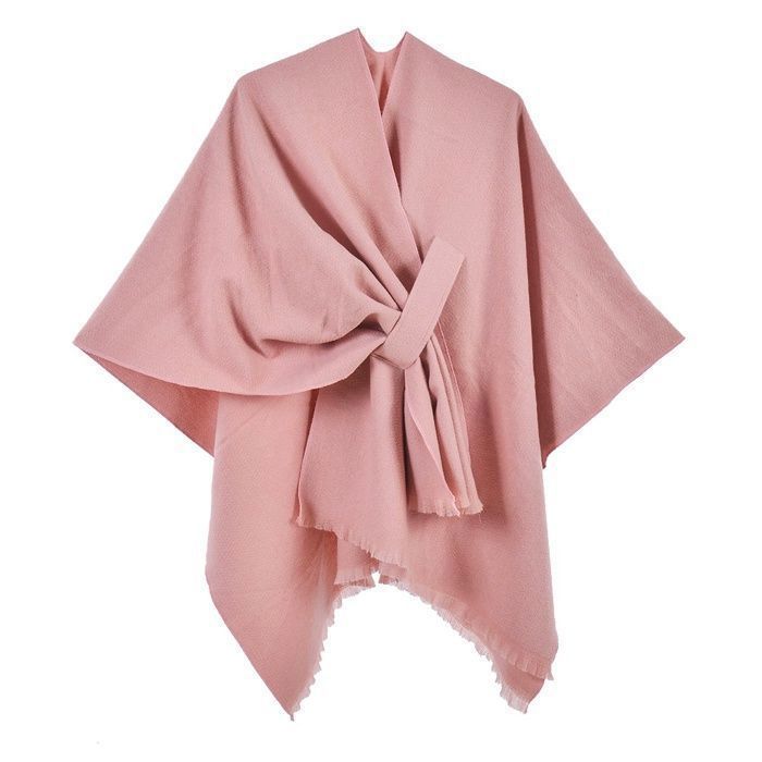 Poncho Châle Femme En Faux Cachemire - Triangle, Nouable, Doux Et Chaud - Pour Soirée, Noël, Mariage, Hiver - 6