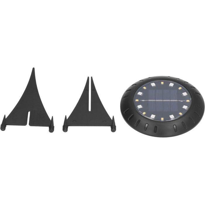 Lampes solaires au sol charge automatique RVB LED perles de lampe IP67 étanche blanc chaud lumières au sol extérieur