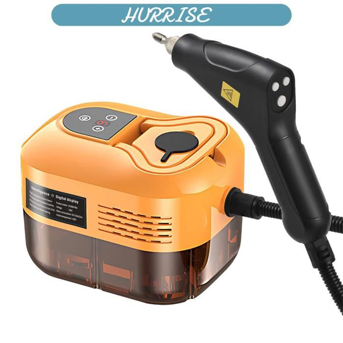 Sonew nettoyeur vapeur pour la maison 7 Nettoyeur Vapeur Portable Avec 6 Accessoires Écran electromenager fait Prise UE orange - Sonew