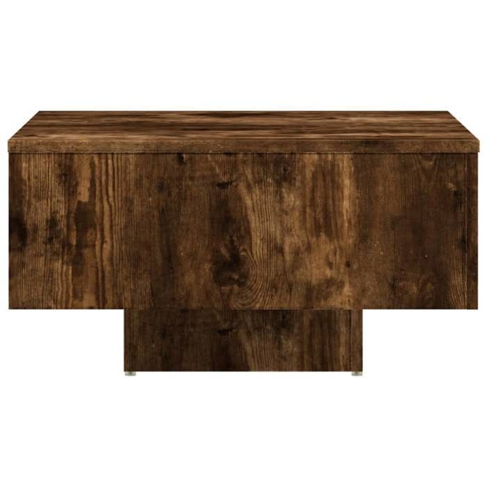Remise 2026®Petite Table Centrale de salon Brun - Table basse - Chêne fumé - 60x60x315cm - Bois dingénierie 936 7971656