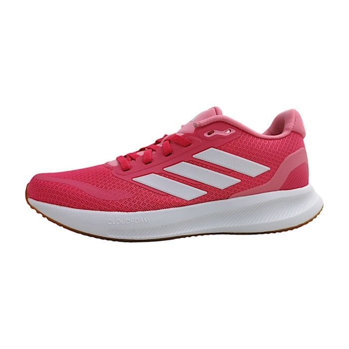 Filles adidas Chaussure de course RUNFALCON 5 EL C Textile Lacets Plat - white/bliss pink Filles adidas Chaussure de course RUNFALCON 5 EL C Textile Lacets Plat - white/bliss pink