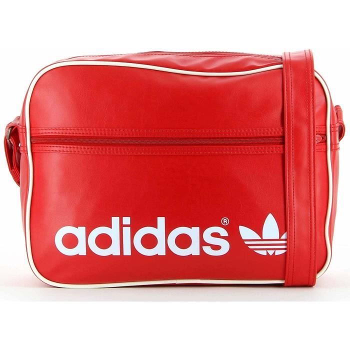 Sac reporter Adidas Rouge - Cdiscount Bagagerie -
