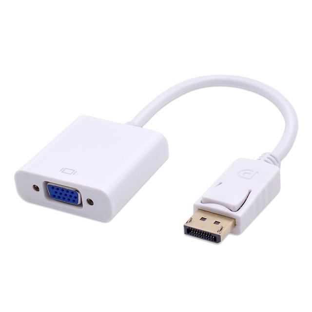 Adaptateur DisplayPort Vers HDMI/DVI/VGA 3 En 1 - Convertisseur Mâle Vers Femelle - Résolution 1920x1080