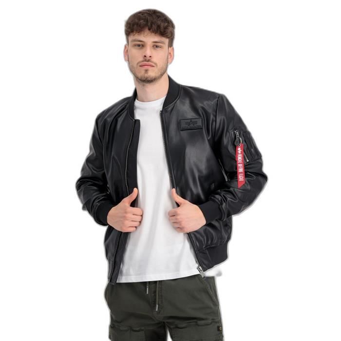 Blouson en cuir Alpha Industries MA-1 VF Vegan - noir - 3XL Blouson en cuir Alpha Industries MA-1 VF Vegan - noir - 3XL
