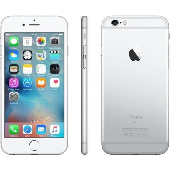 Apple Iphone 6s 64 Go Argent - vue 1