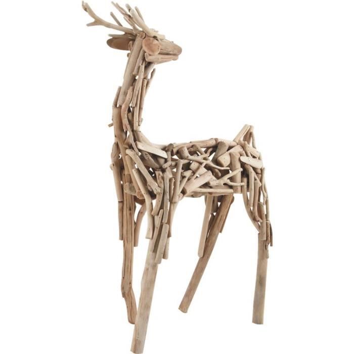 Sculpture Cerf En Bois Flotte Achat Vente Statue Statuette Soldes Sur Cdiscount Des Le 20 Janvier Cdiscount