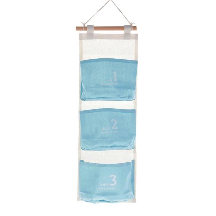 Perfk Organiseur Suspendu Pour Porte De Casier - Multi-Poches, Miroir Acrylique - Pour Bureau, École, Maison