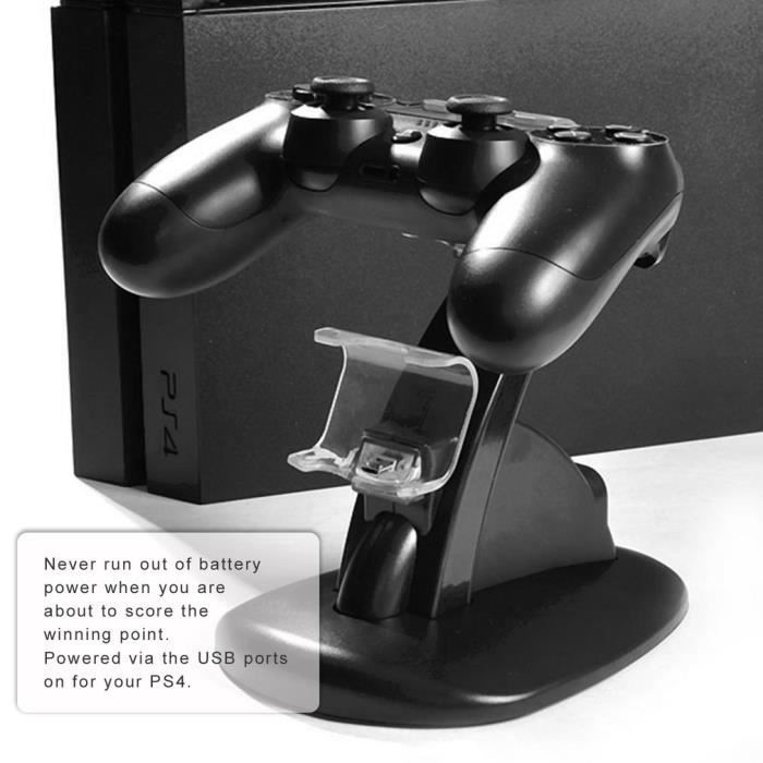 Station de charge PS4 manette Dual USB Docking support de charge Pour ...