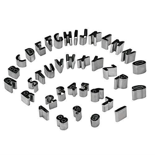 Emporte-Pièces Alphabet A-Z En Acier Inoxydable – 26 Lettres Pour Biscuits, Fondant, Pâte à Sucre