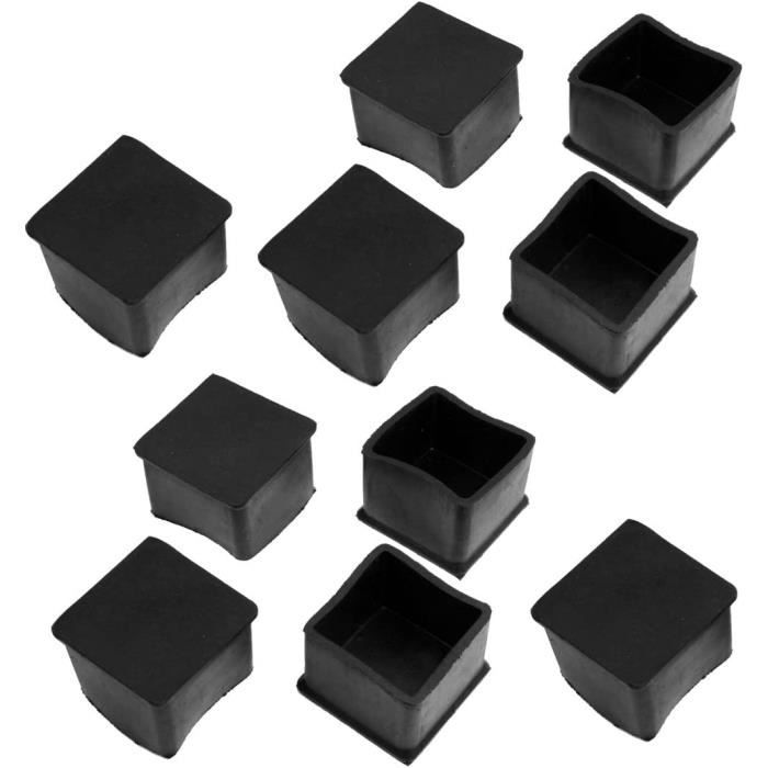 10x Embout De Pied D = 12mm D1 = 24mm Plastique Tube Chaise Plastique Capuchon Protection