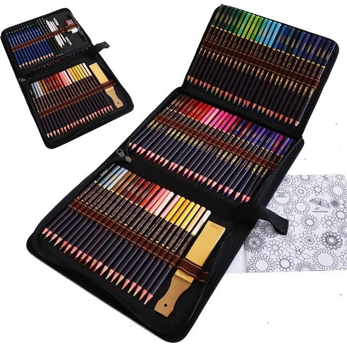 96 Pièces Crayon De Couleurs Professionnel Kit , Crayons Coloriage de Dessin  et Croquis Art Set, Pour Enfants, Adultes et Artistes - Cdiscount  Beaux-Arts et Loisirs créatifs