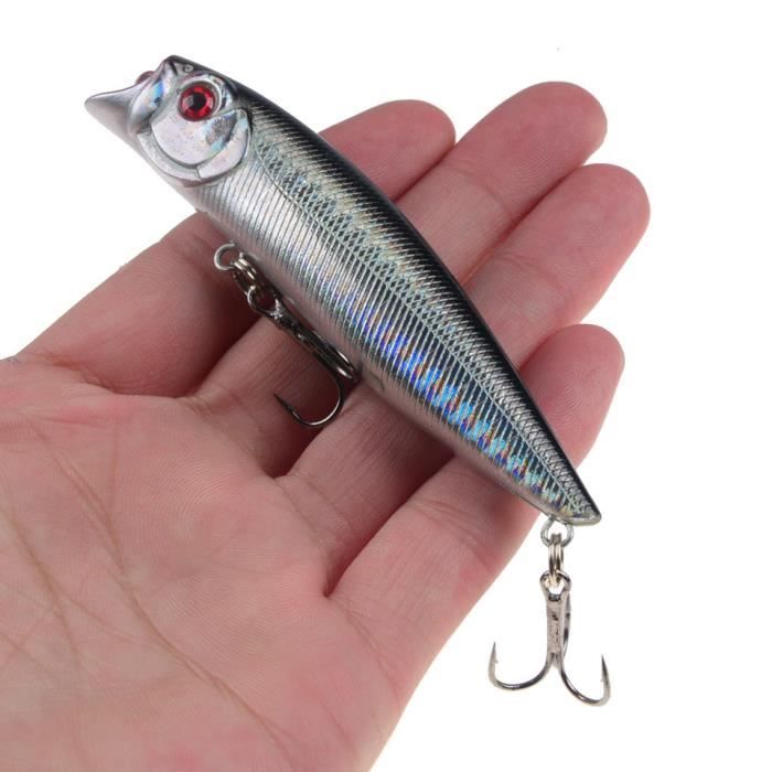 Leurre de pêche - Autrement - Nuguri Whopper Plopper - Blanc - Kit de 5