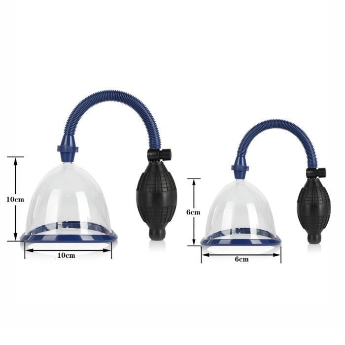 Machine De Massage Et Agrandissement Des Seins Par Aspiration - 2 Coupelles Transparentes - Neuf - Garantie 5 Ans