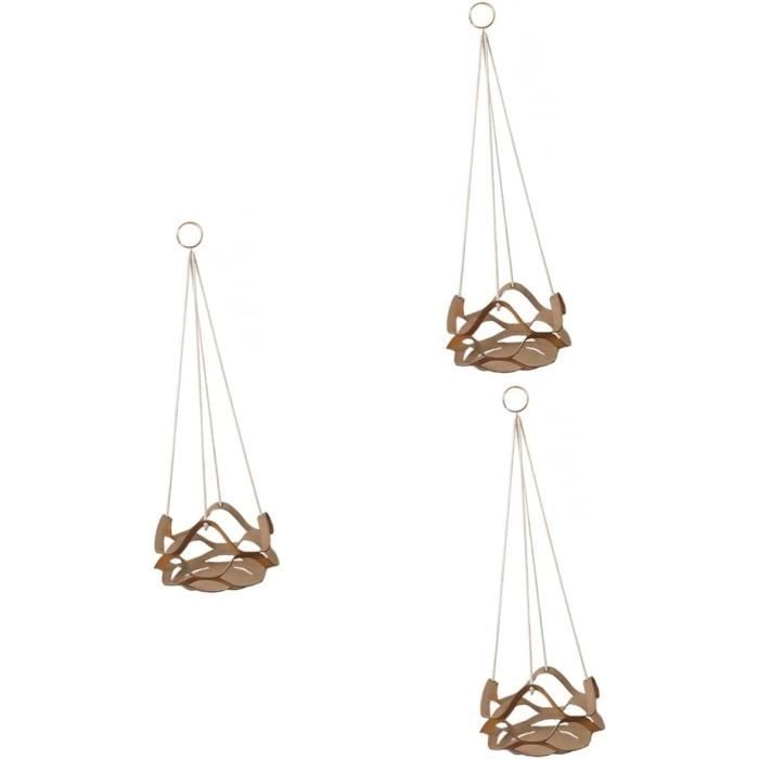 BESTonZON 2 Pièces Pot De Fleur Panier Suspendu Panier à