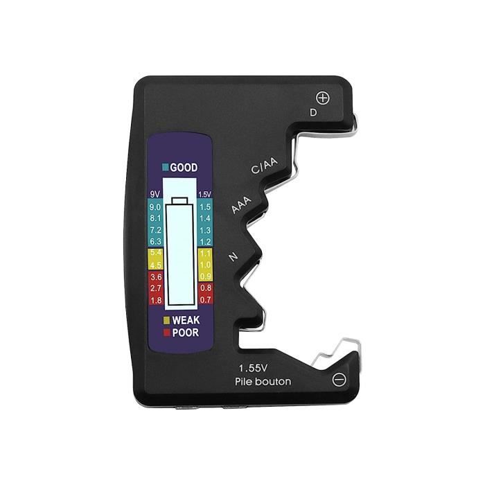 3 Testeurs De Piles à Bouton, étui à Clé, Testeur De Batterie Portable