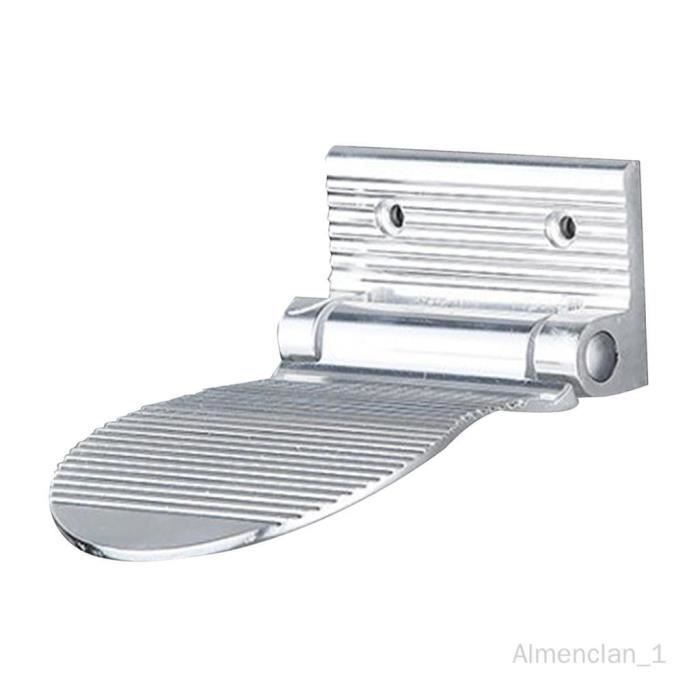 Repose-pieds pour douche en aluminium