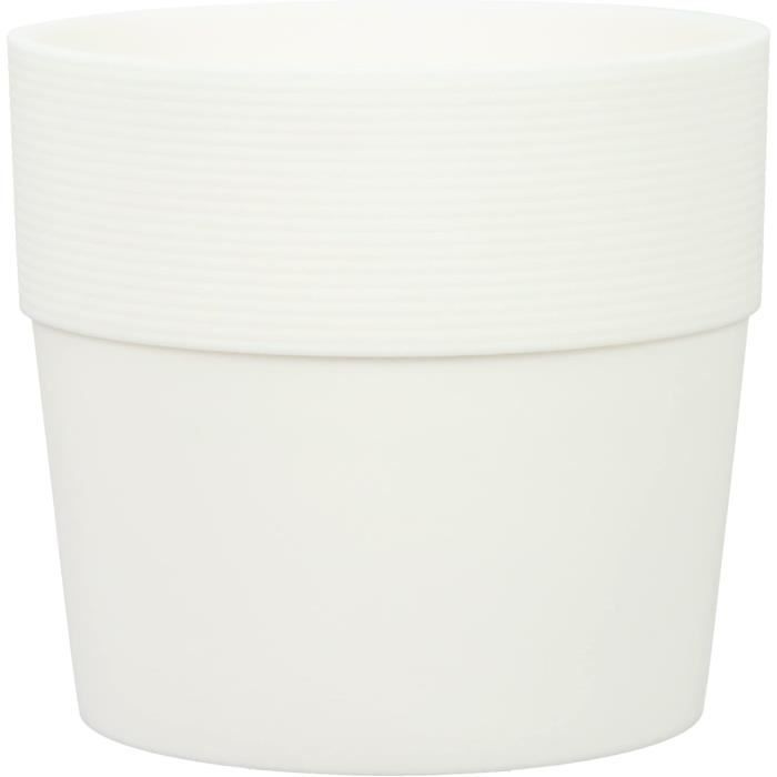 Soucoupe Pour Pots De Fleurs - Matériau Recyclé, Fabriqué En Allemagne - Gris, Diamètre 27cm, Supporte Jusqu'à 75kg
