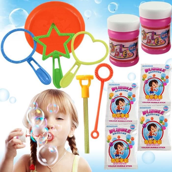 Kit De Bulles De Savon Géantes Pour Enfants - 34 Pièces, Baguettes Et Liquide, Pour Fêtes Et Extérieur - 12